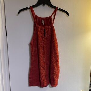 Vanity Red Lace Camisole Top